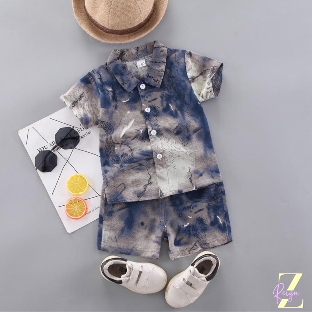 Brand New Toddler Unisex Wash Tie Dye Set